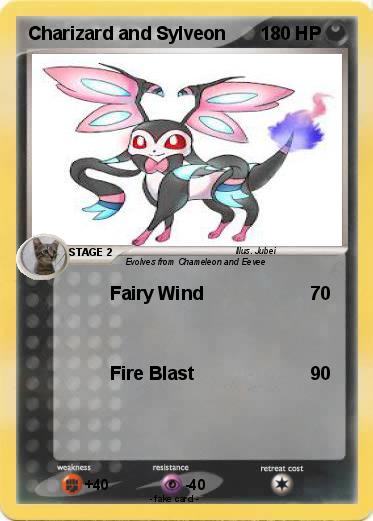 Pokemon Charizard and Sylveon