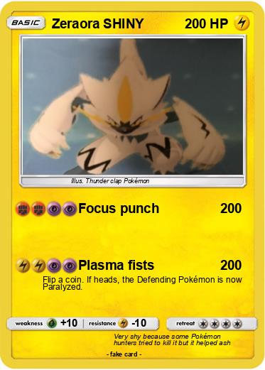 Pokemon Zeraora SHINY