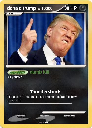 Pokemon donald trump