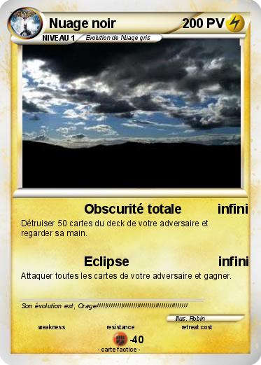 Pokemon Nuage noir