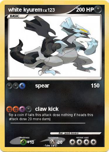 Pokemon white kyurem