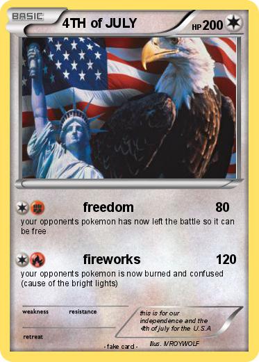 Pokemon 4TH of JULY