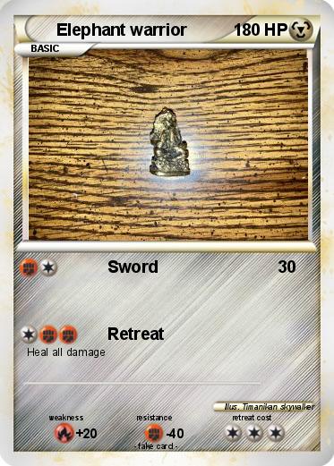 Pokemon Elephant warrior