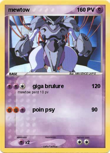 Pokemon mewtow