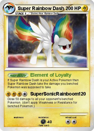Pokemon Super Rainbow Dash