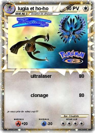 Pokemon lugia et ho-ho
