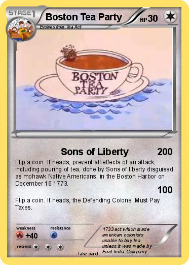 Pokemon Boston Tea Party