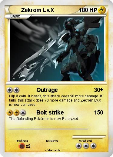 Pokemon Zekrom Lv.X