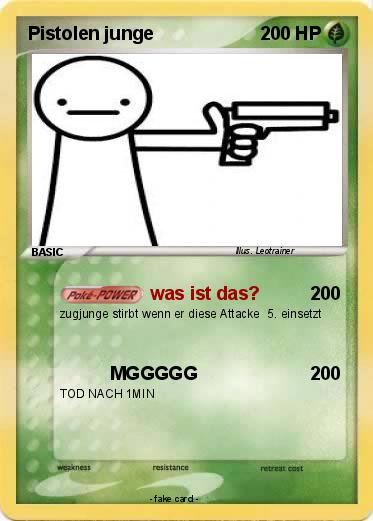 Pokemon Pistolen junge