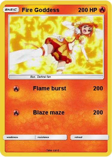 Pokemon Fire Goddess