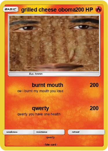 Pokemon grilled cheese oboma