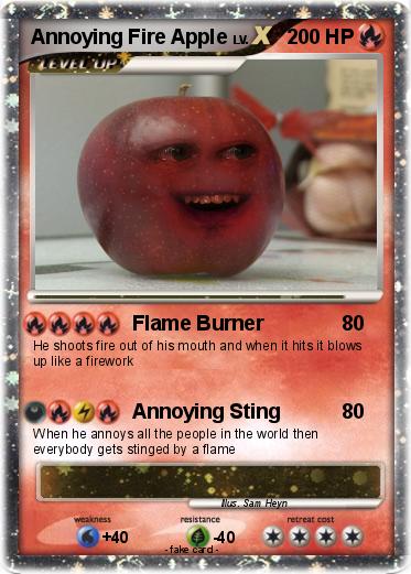 Pokemon Annoying Fire Apple