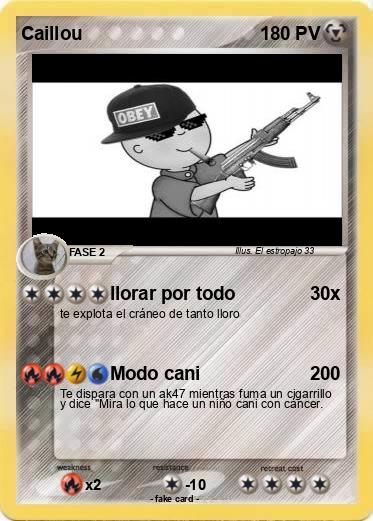 Pokemon Caillou