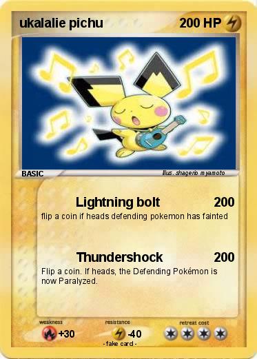Pokemon ukalalie pichu