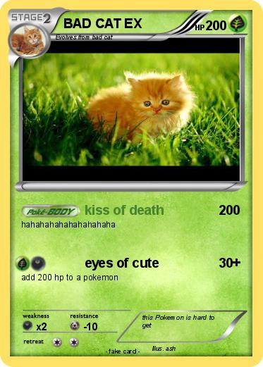 Pokemon BAD CAT EX