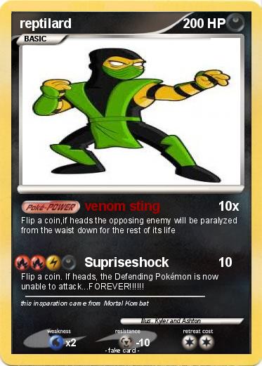 Pokemon reptilard