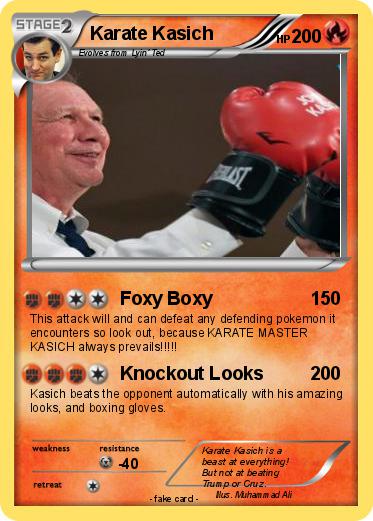 Pokemon Karate Kasich