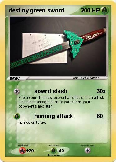 Pokemon destiny green sword