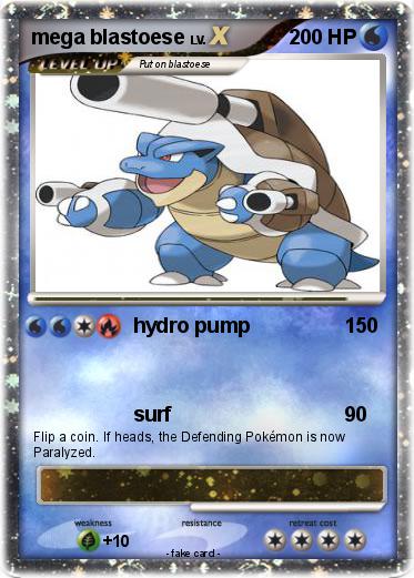 Pokemon mega blastoese