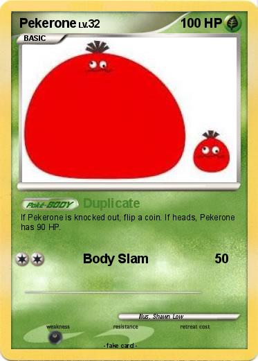 Pokemon Pekerone