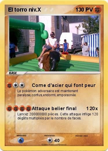 Pokemon El torro niv.X