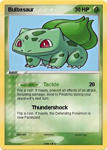 Pokemon Bulbasaur