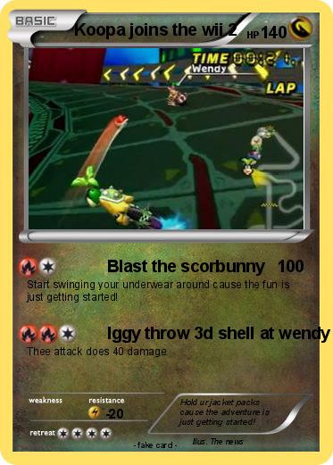 Pokemon Koopa joins the wii 2