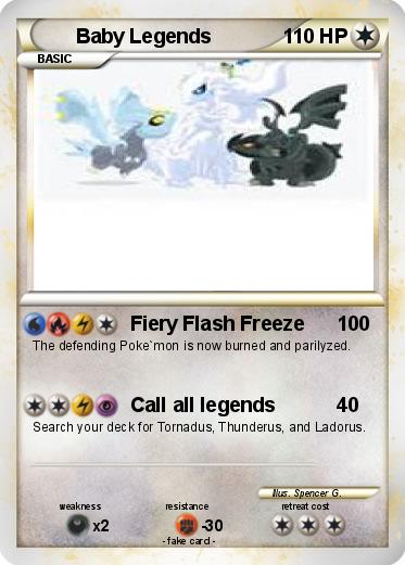 Pokemon Baby Legends