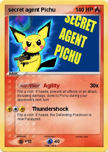 Pokemon secret agent Pichu