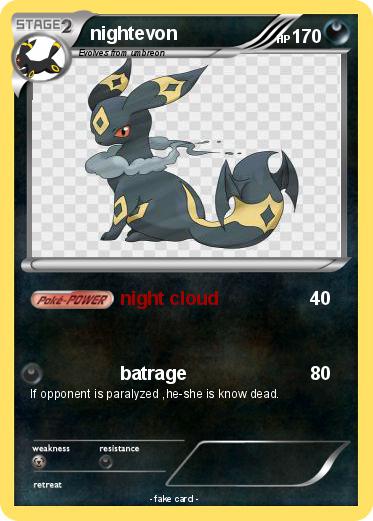 Pokemon nightevon