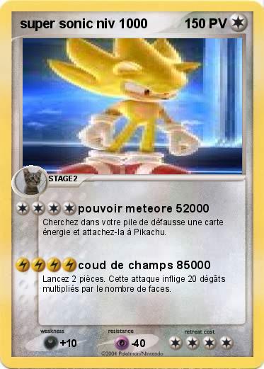 Pokemon super sonic niv 1000