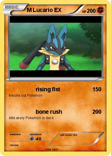 Pokemon M Lucario EX