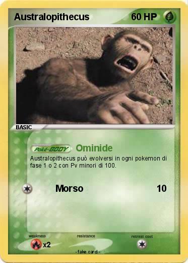 Pokemon Australopithecus
