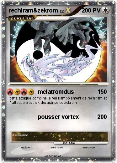 Pokemon rechiram&zekrom