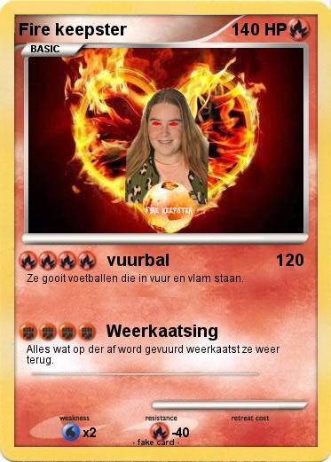 Pokemon Fire keepster