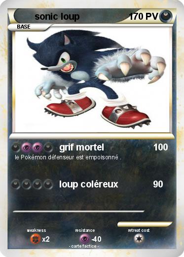 Pokemon sonic loup