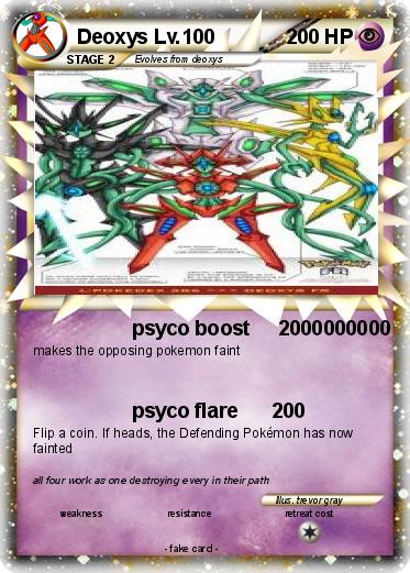 Pokemon Deoxys Lv.100