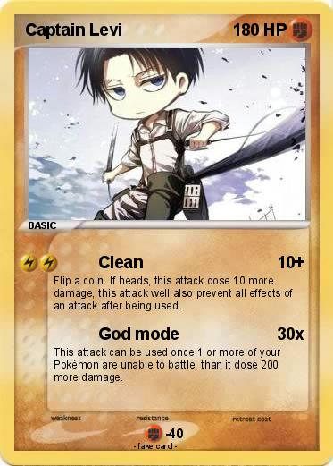 Pokemon Captain Levi