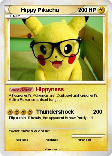 Pokemon Hippy Pikachu
