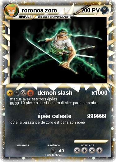 Pokemon roronoa zoro