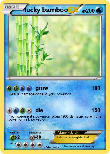 Pokemon lucky bamboo