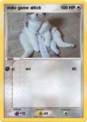 Pokemon vidio game attick