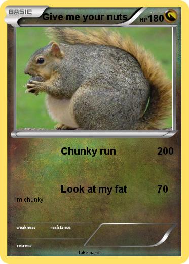 Pokemon Give me your nuts