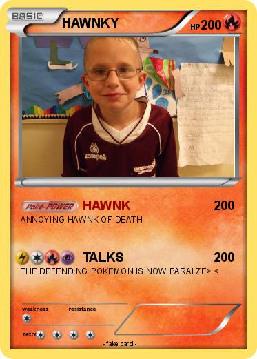 Pokemon HAWNKY