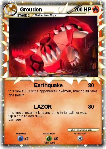 Pokemon Groudon