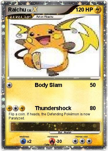 Pokemon Raichu