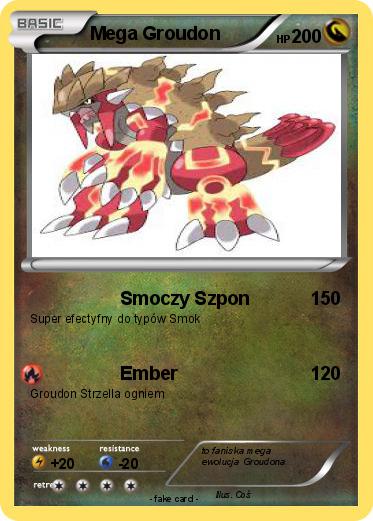 Pokemon Mega Groudon