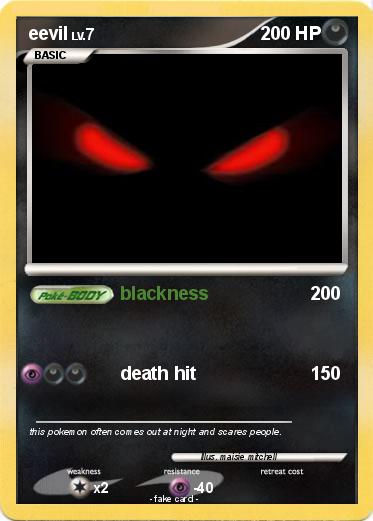 Pokemon eevil