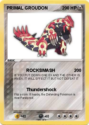 Pokemon PRIMAL GROUDON
