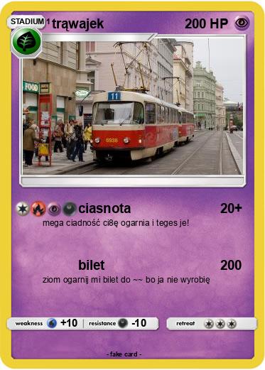 Pokemon trąwajek